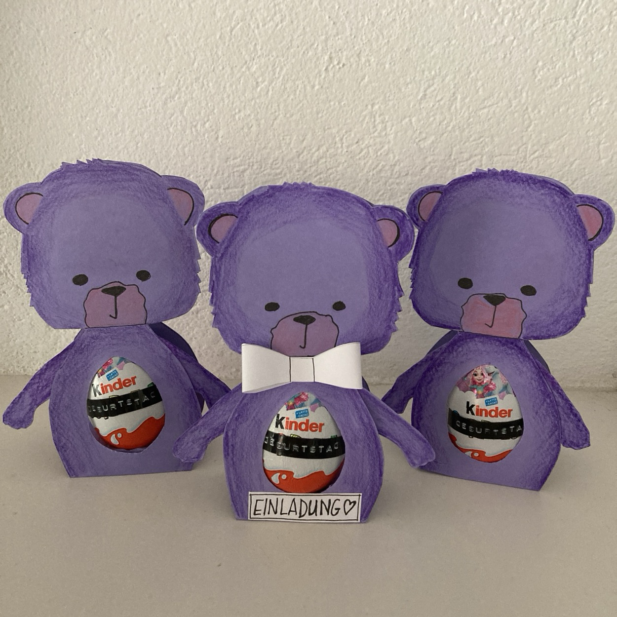 Fertige Bärchen