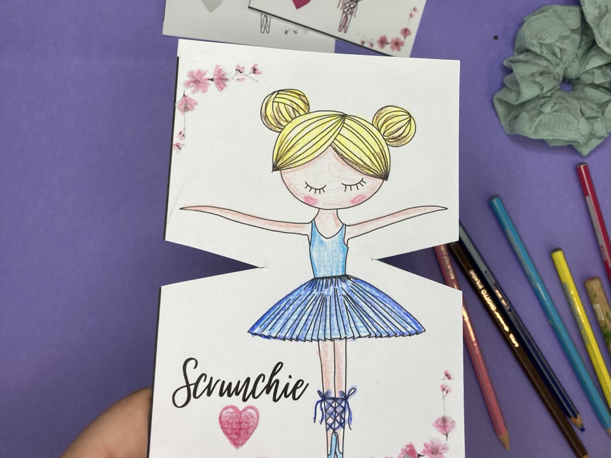 Einkerbungen für Scrunchie