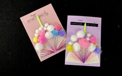 DIY-Anleitung: Geburtstagskarte – Muffin aus Muffinpapier & Minibommel