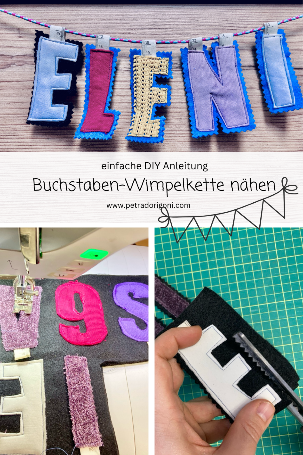 Wimpelkette Pinterestpin