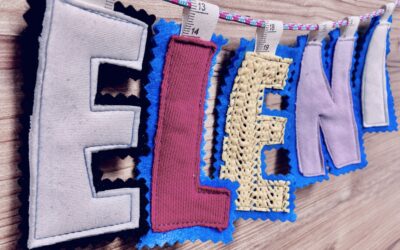 ✂️ DIY Anleitung: Buchstaben-Wimpelkette nähen – persönliche Deko zum Verlieben!